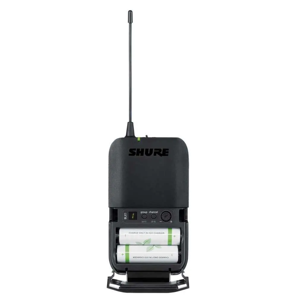 Transmisor Bodypack para sistema BLX (518.12 ? 541.85 MHz)