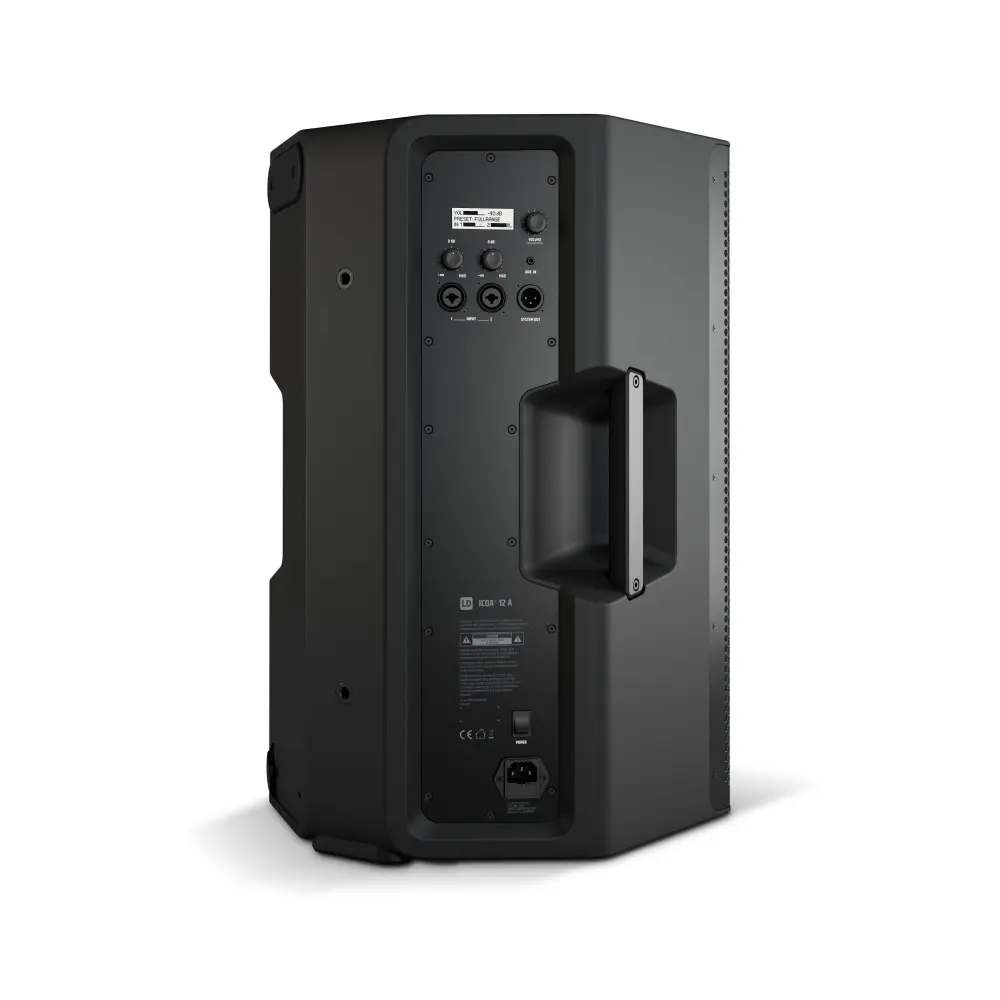 Bafle Activo 300W de 12" Negro Con Bluetooth LD Systems ICOA12ABT