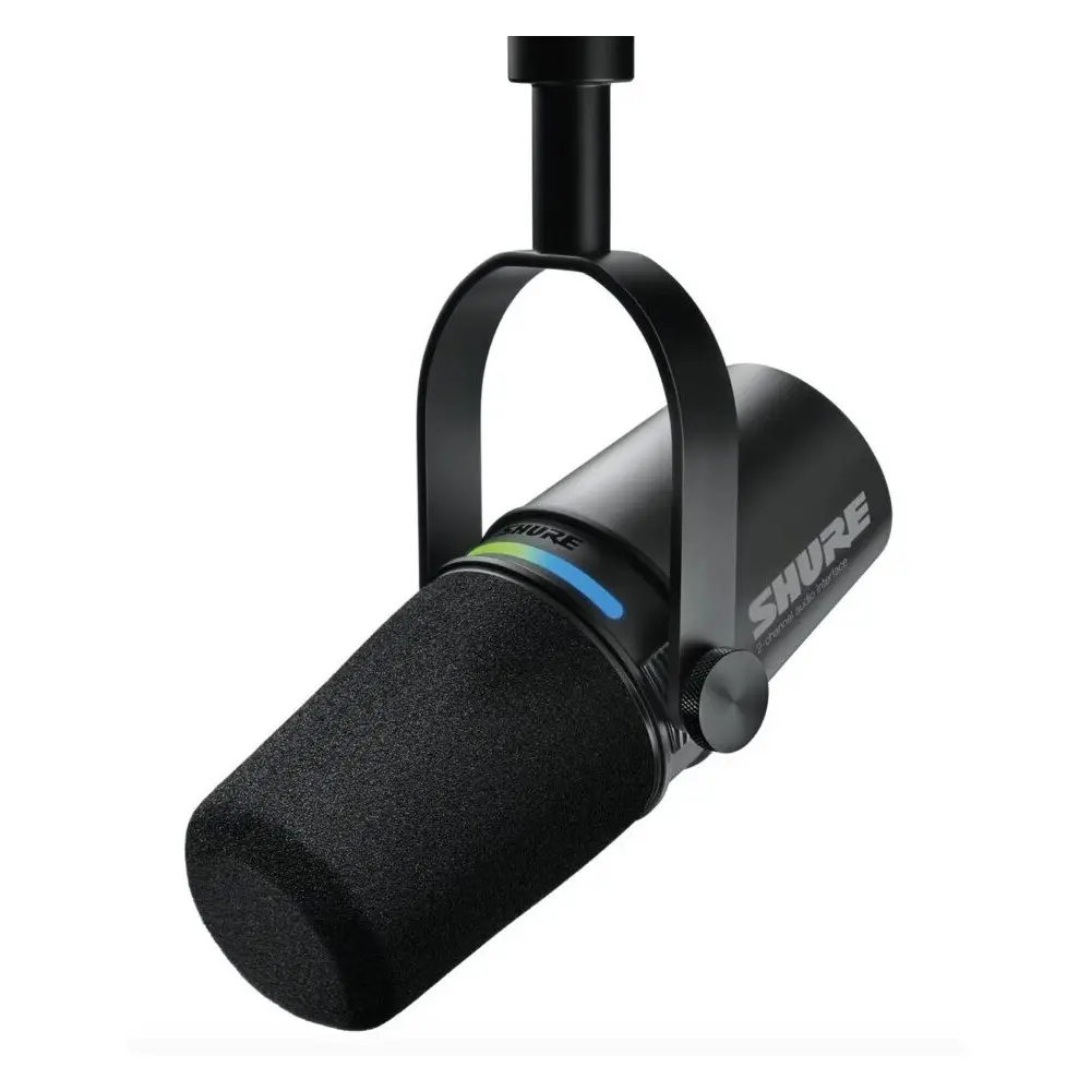 Microfono Dinamico con Interfaz Shure MV7i