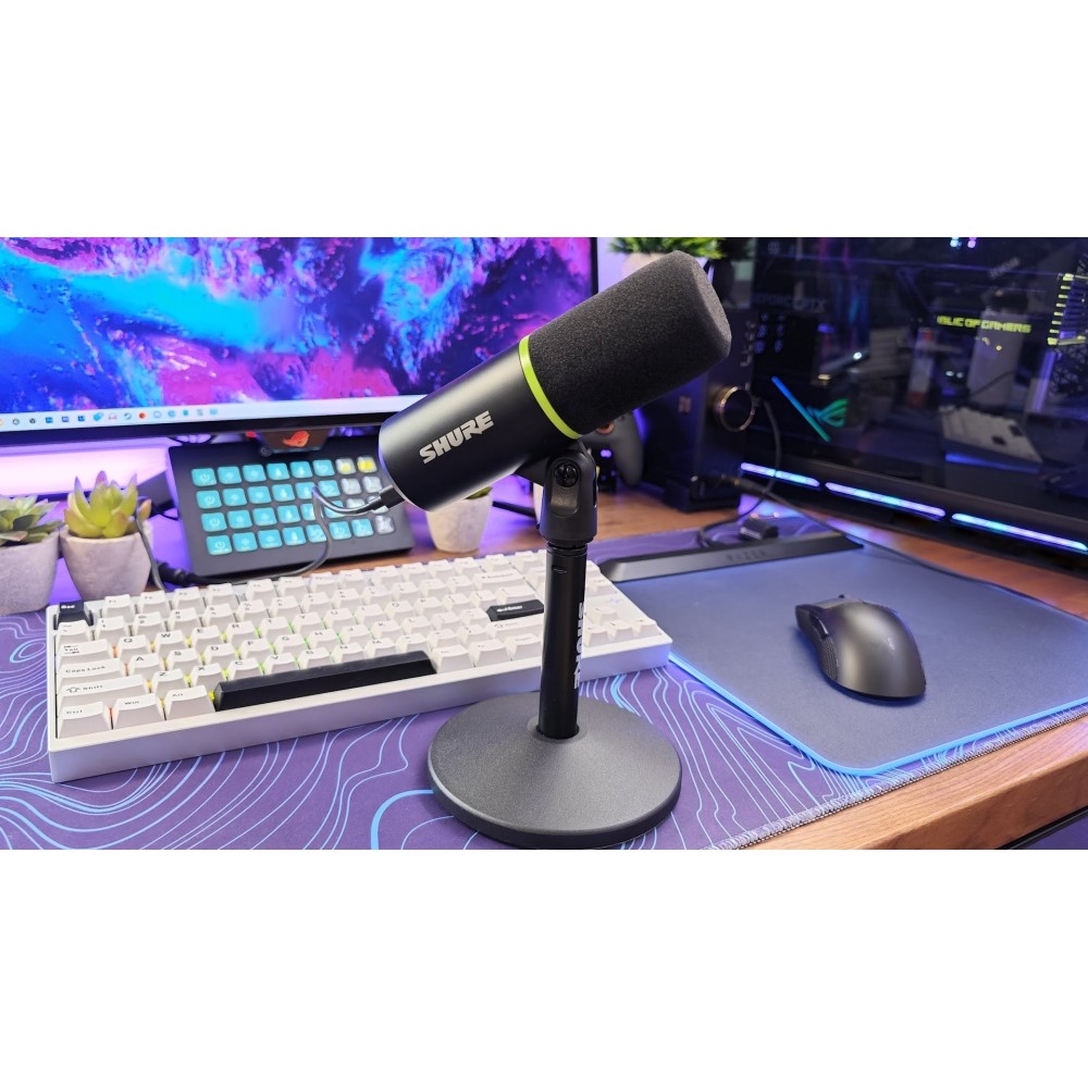 Microfono Dinamico Gamming Shure MV6 con Stand
