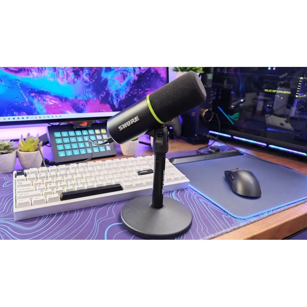 Microfono Dinamico Gamming Shure MV6 con Stand