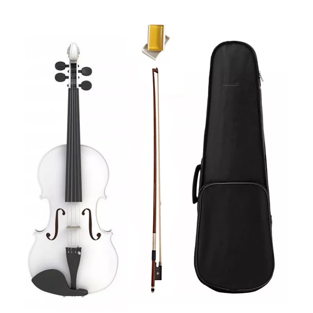 Violin de Estudio Stradella 4/4 MV1411  Estuche y Accesorios Blanco