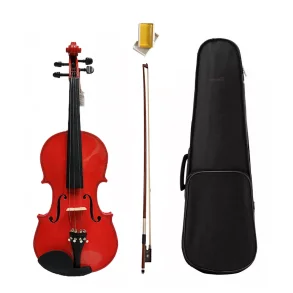 Violin de Estudio Stradella 4/4 MV1411  Estuche y Accesorios Rojo