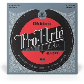 Encordado Guitarra Clasica 024 Tension Libre Daddario EJ45FF