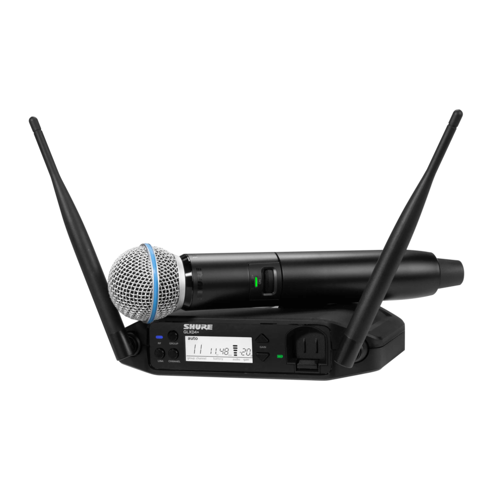 Sistema Inalambrico con Microfono Beta 58A Shure GLXD24+AR/B58-Z3