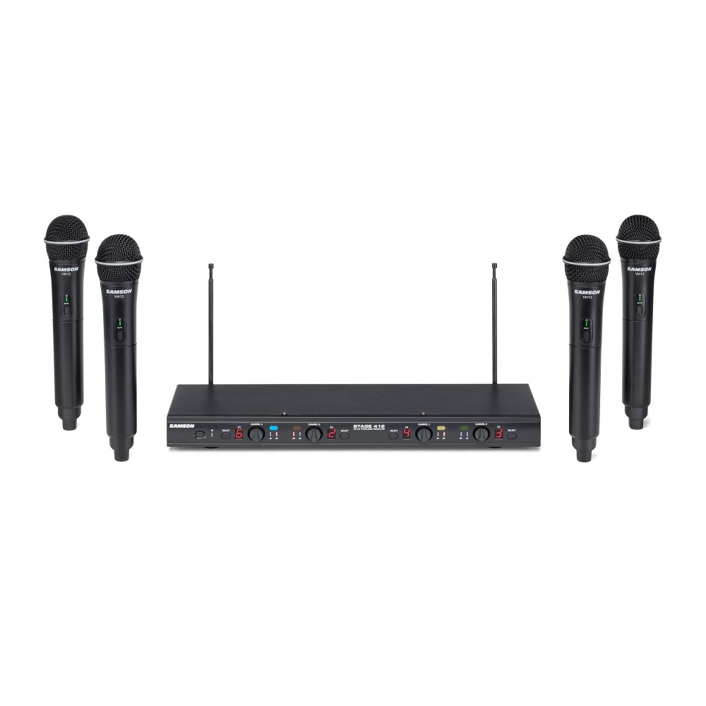 Sistema Inalambrico 4 Microfonos Samson S412HH-E