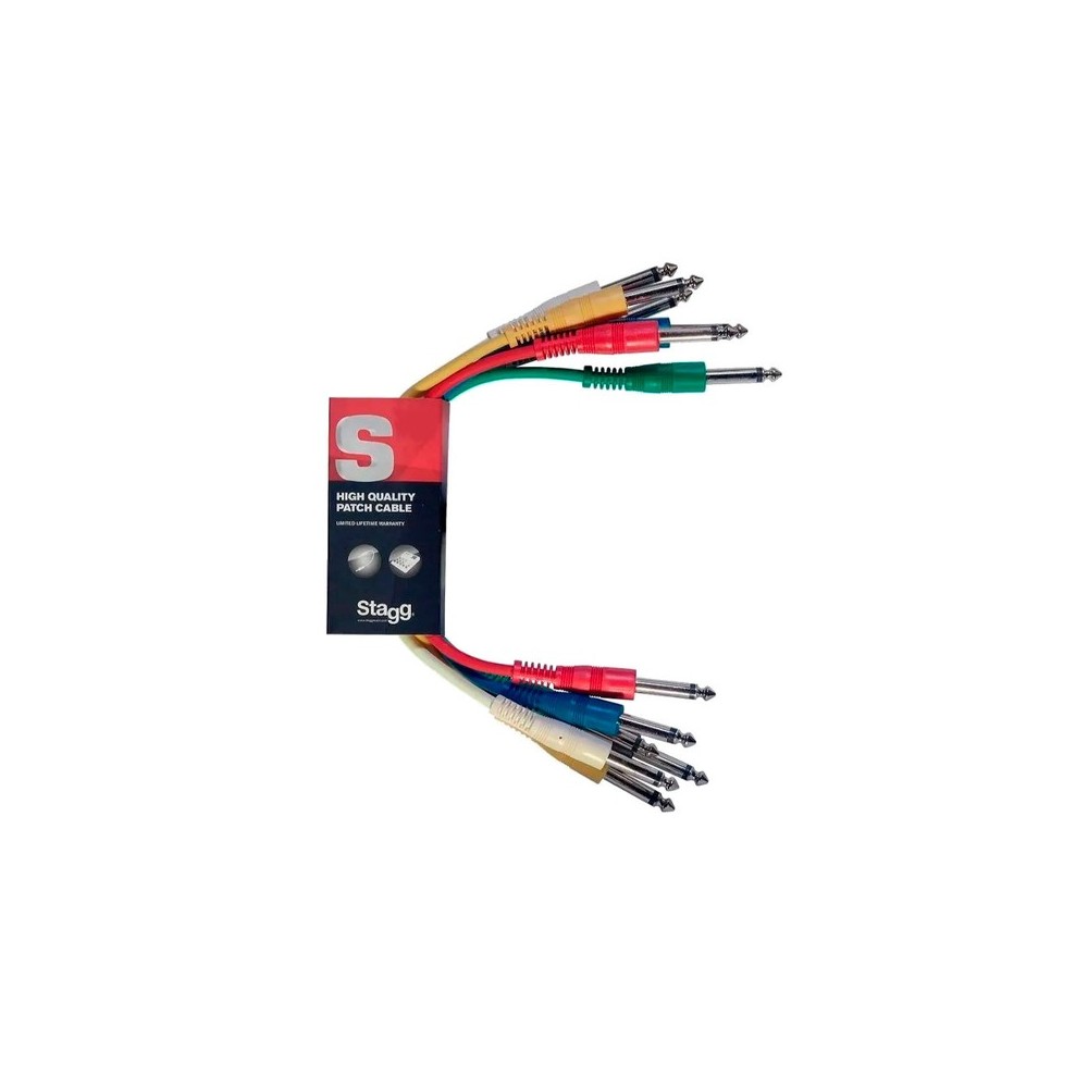Cable Interpedal x6 Unidades Stagg SPC060E