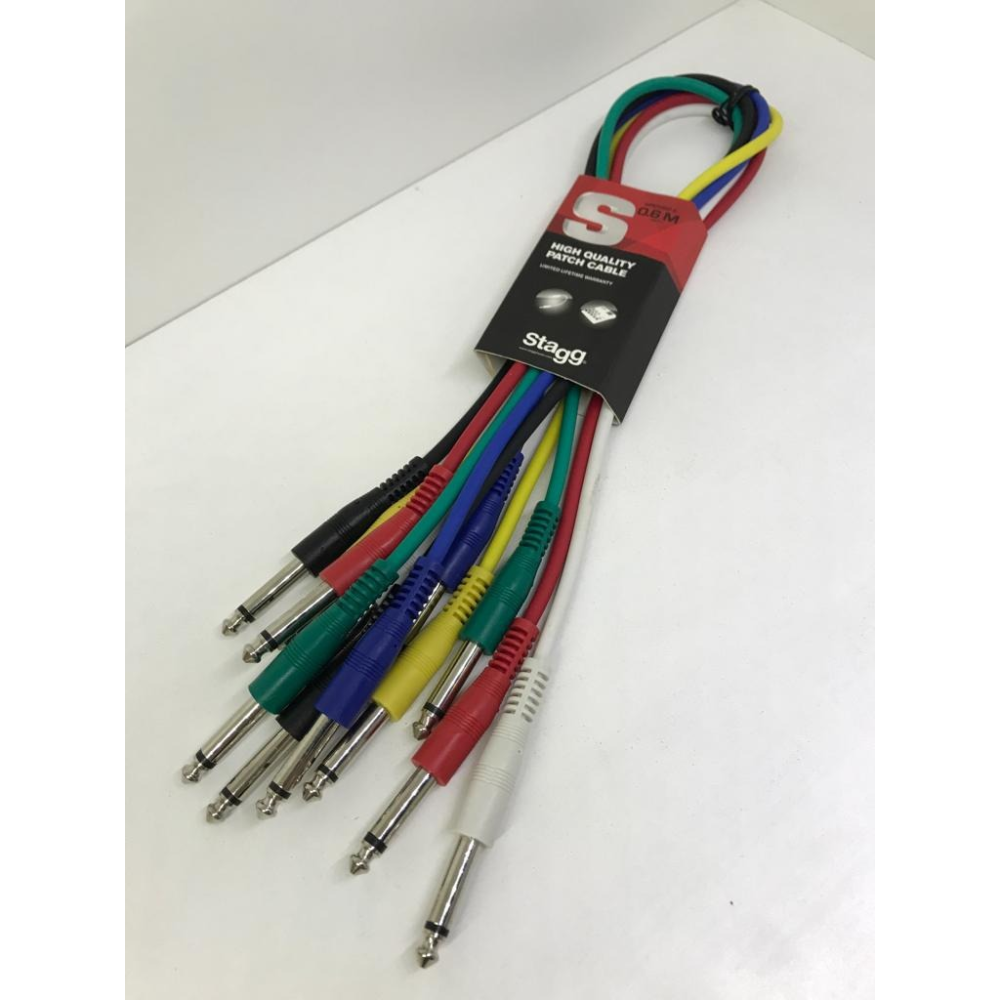Cable Interpedal x6 Unidades Stagg SPC060E