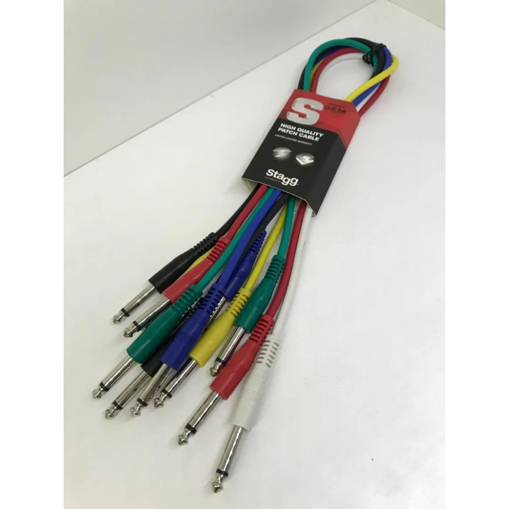 Cable Interpedal x6 Unidades Stagg SPC060E