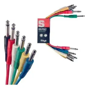 Cable Interpedal x6 Unidades Stagg SPC060E
