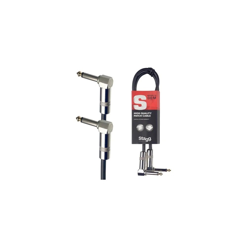 Cable Interpedal Plug Angular 60cm Stagg SPC060LDL