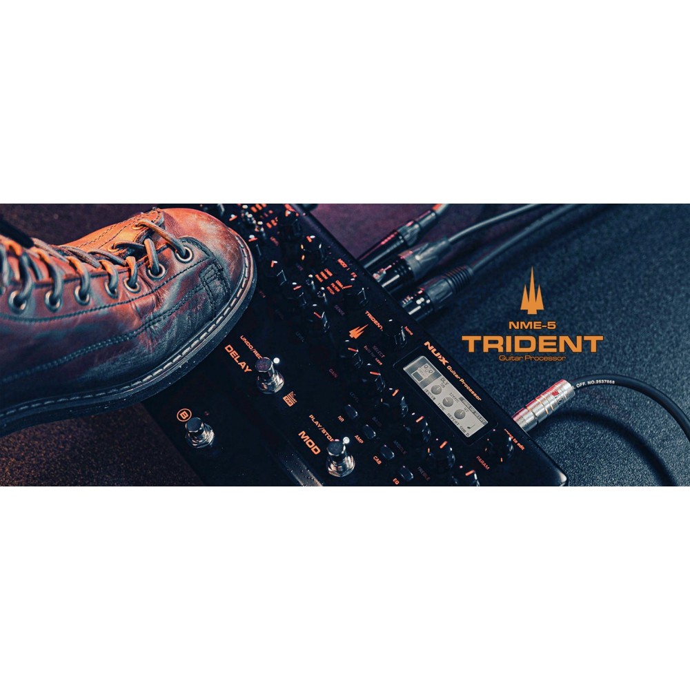 Pedalera Multiefecto Nux TRIDENT NME-5