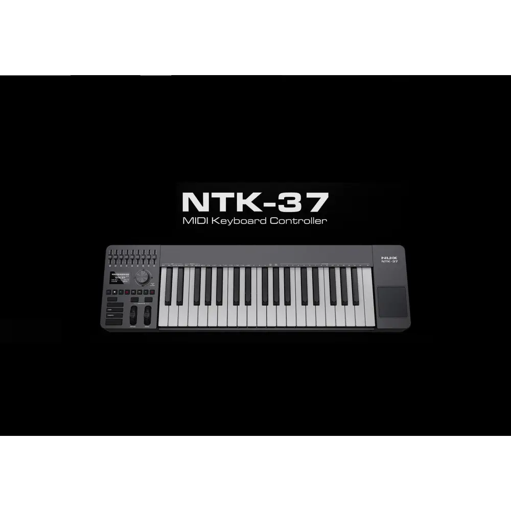 Controlador Midi 37 Teclas Nux NTK-37