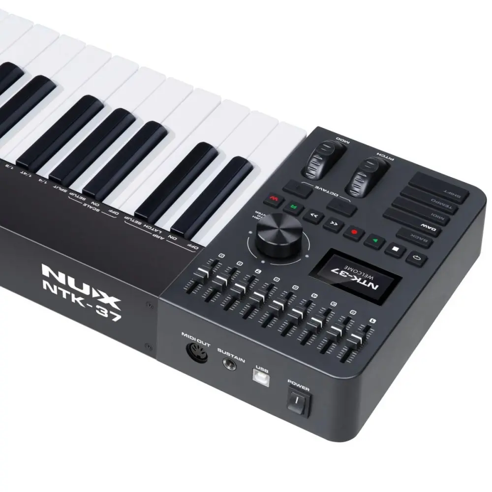 Controlador Midi 37 Teclas Nux NTK-37