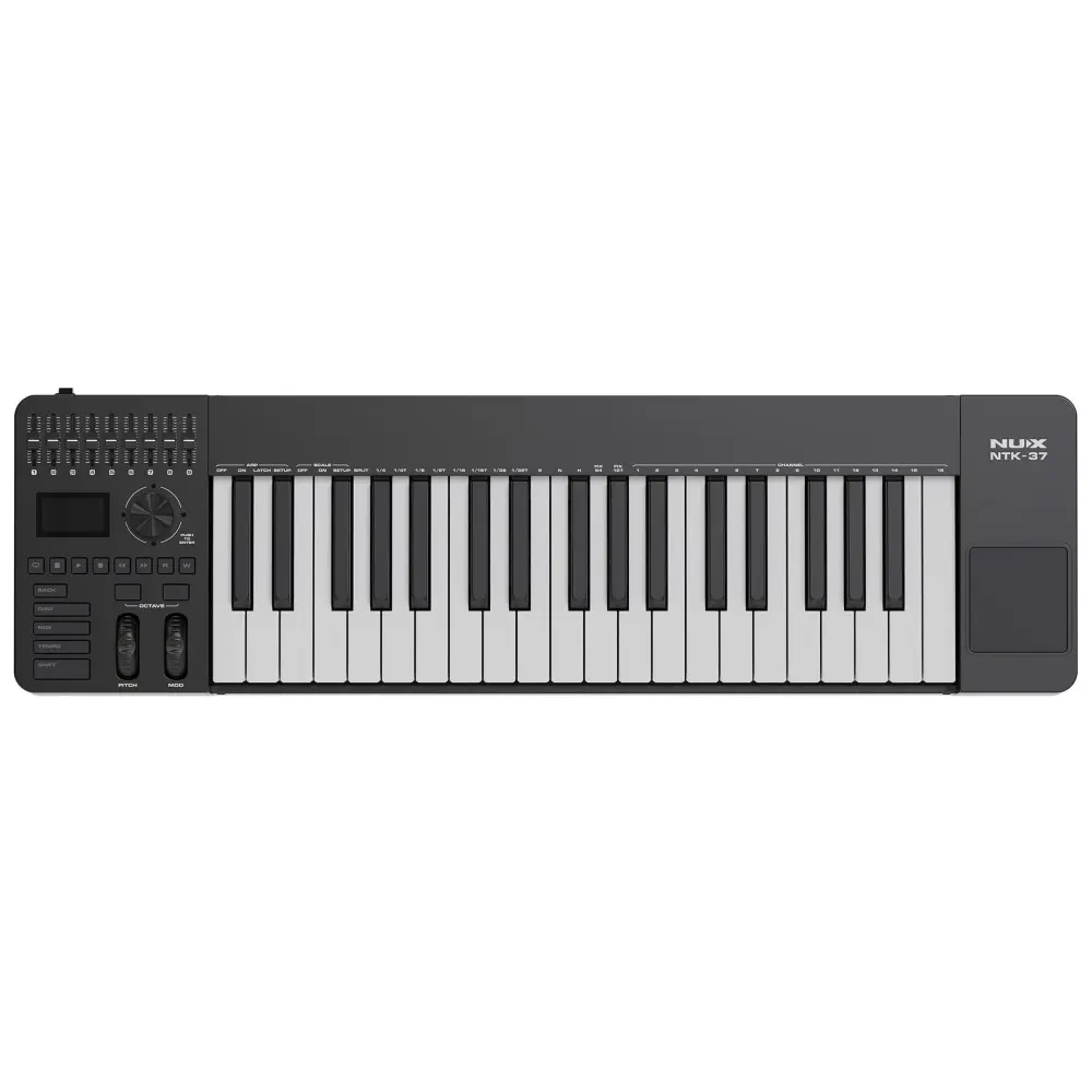 Controlador Midi 37 Teclas Nux NTK-37
