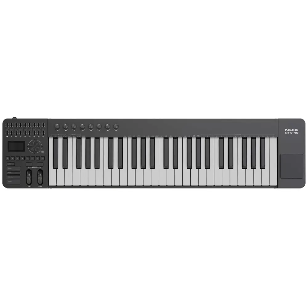 Controlador Midi 49 Teclas Nux NTK-49