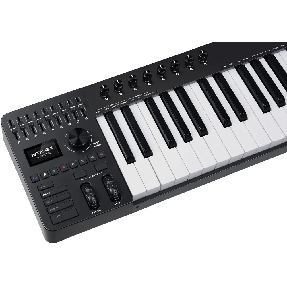 Controlador Midi 61 Teclas Nux NTK-61