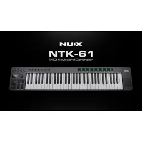 Controlador Midi 61 Teclas Nux NTK-61