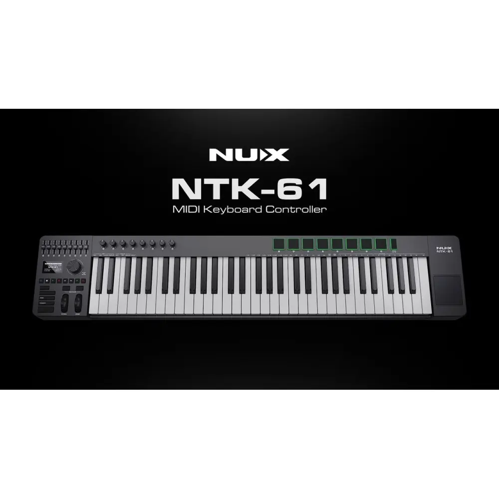 Controlador Midi 61 Teclas Nux NTK-61