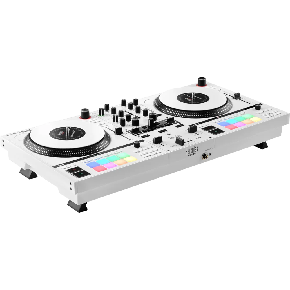 Controlador Dj Hercules Inpulse T7 White Serato con USB y salida XLR