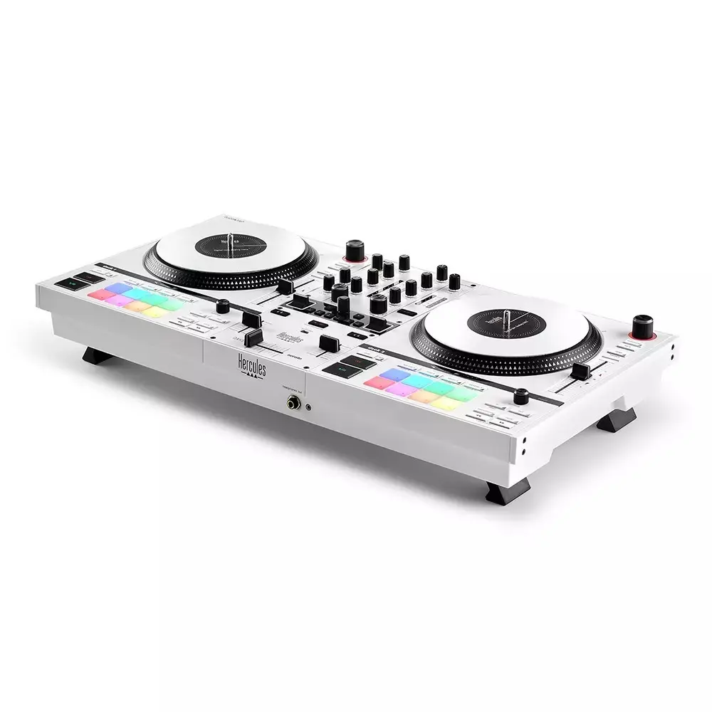 Controlador Dj Hercules Inpulse T7 White Serato con USB y salida XLR