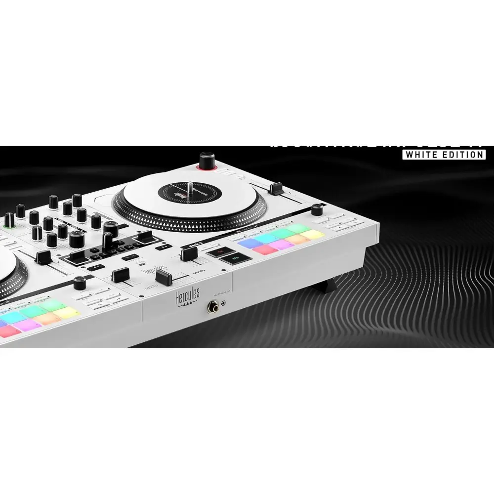 Controlador Dj Hercules Inpulse T7 White Serato con USB y salida XLR