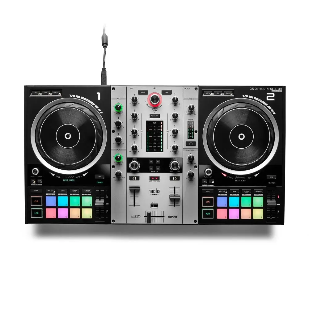Controlador Hercules DJ Control Inpulse 500 Silver