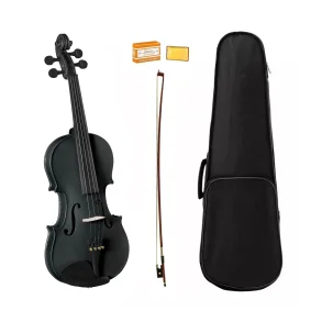 Violín Cervini Cremona 4/4 Color Negro Con Estuche y Accesorios