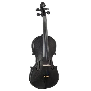 Violin Cremona Sv-75 Color Negro Tamaño 4/4 Premier Estuche Arco Y Accesorios Pro