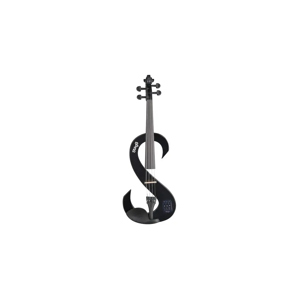 Violin Electrico 4/4 Stagg Evn44bk + Estuche Y Accesorios