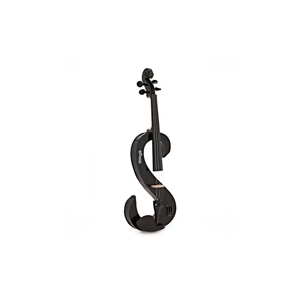 Violin Electrico 4/4 Stagg Evn44bk + Estuche Y Accesorios