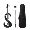 Violin Electrico 4/4 Stagg Evn44bk + Estuche Y Accesorios
