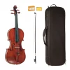 Violin Profesional 4/4 Maple Flameado con Encordado Daddario y Estuche Deluxe