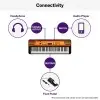 Teclado Yamaha PSRE360 5 Octavas Sensitivo 61 Teclas 400 Sonidos