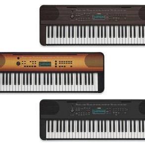 Teclado Yamaha PSRE360 5 Octavas - Sensitivo Color Marrón