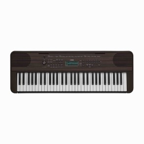 Teclado Yamaha PSRE360 5 Octavas - Sensitivo Color Marrón