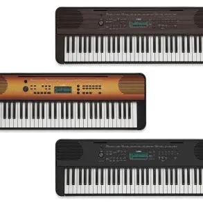 Teclado Yamaha PSRE360 5 Octavas - Sensitivo Color Mahogany