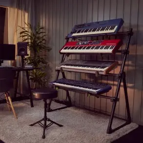 Soporte Multi Hasta 4 Piano o Teclado Gravity GKSMKS01B