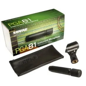 Shure PGA81-LC Microfono Condenser Cardiode para Instrumentos