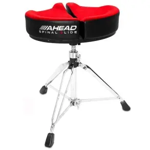 Banqueta Asiento Tipo Moto Rojo Rosca Ahead SPG-R3