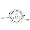 Kit X2 Parlantes Subwoofer Empotrar Techo Jbl Control 200w