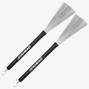 Palillos Escobilla Metalica Punta Nylon Ahead SBW