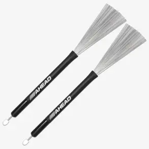 Palillos Escobilla Metalica Punta Nylon Ahead SBW