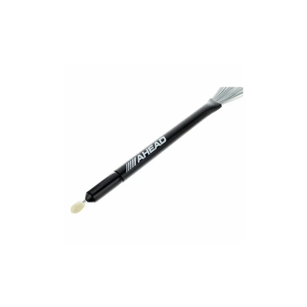 Palillos Escobilla Metalica Punta Nylon Ahead SBW
