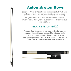 Arco para Violin Fibra de Carbono CREMONA AB-120