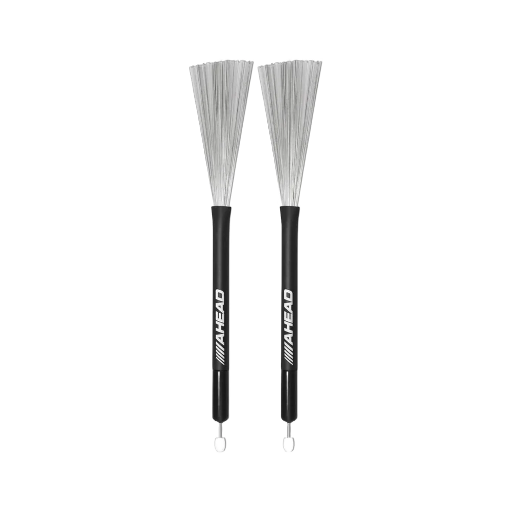 Palillos Escobilla Metalica Punta Nylon Ahead SBW