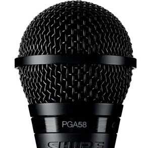 Shure PGA58-XLR Microfono Dinamico Cardiode para Voces con Swicht