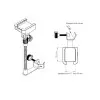 Soporte Celular con Clamp QUIK LOK SMS/001