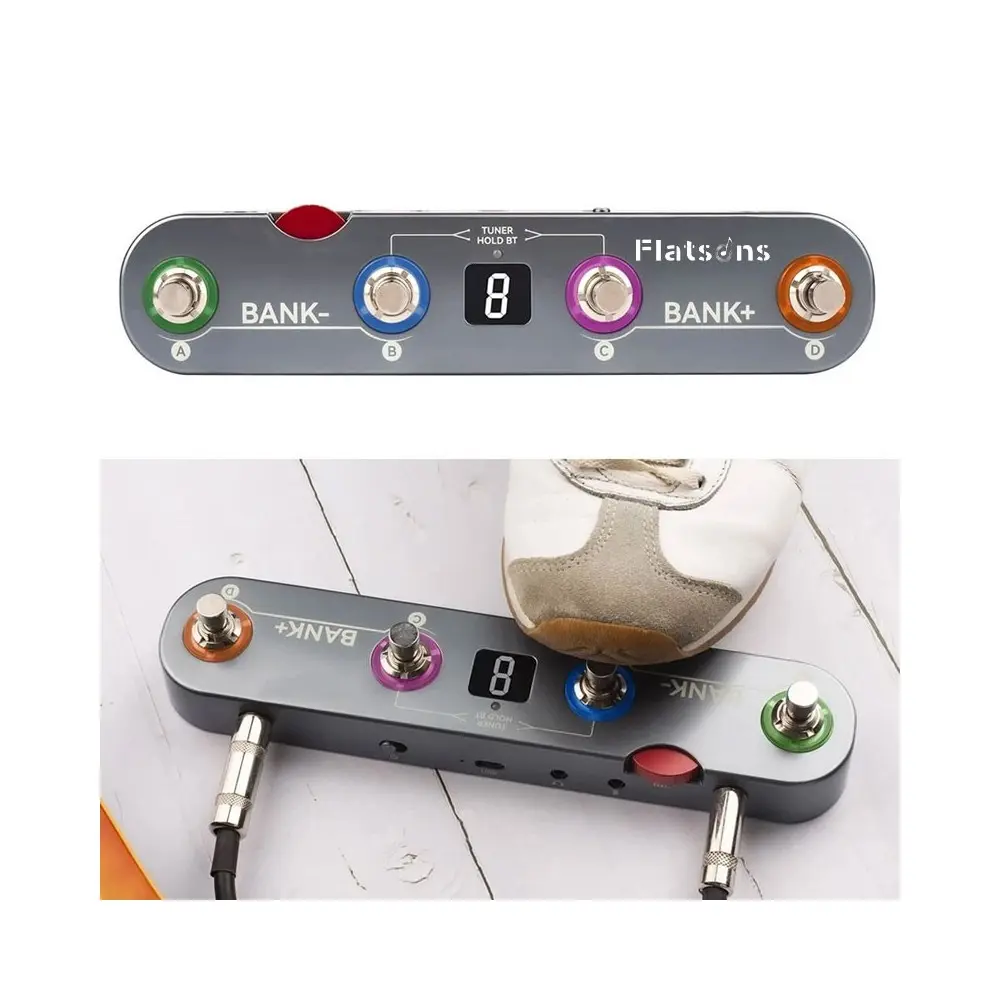 Pedalera Multiefecto Recargable Portatil Flatsons KE1