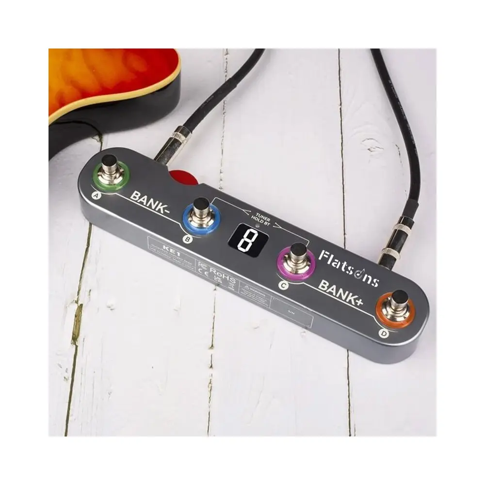 Pedalera Multiefecto Recargable Portatil Flatsons KE1